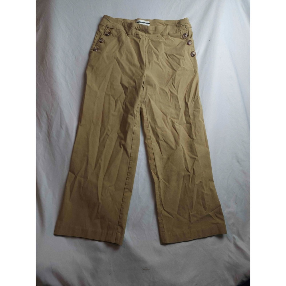 Jules & Leopold Pants Womens M Beige Minimalist Office Siren Corporate Casual